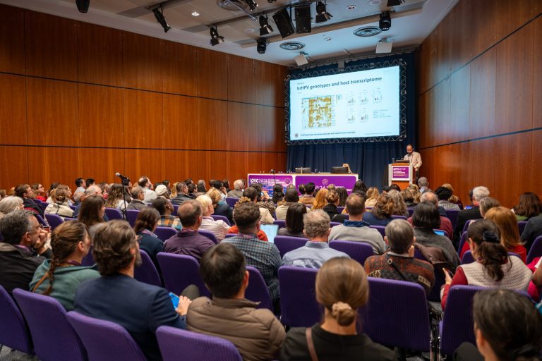 A speaker addresses the audience at a seminar during the IPVS Conference