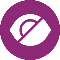 Visual impairment symbol